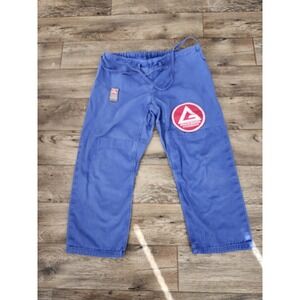Gracie Barra Kimono Pants BJJ Jiu Jitsu Blue Original Brazil heavy ripstop A4